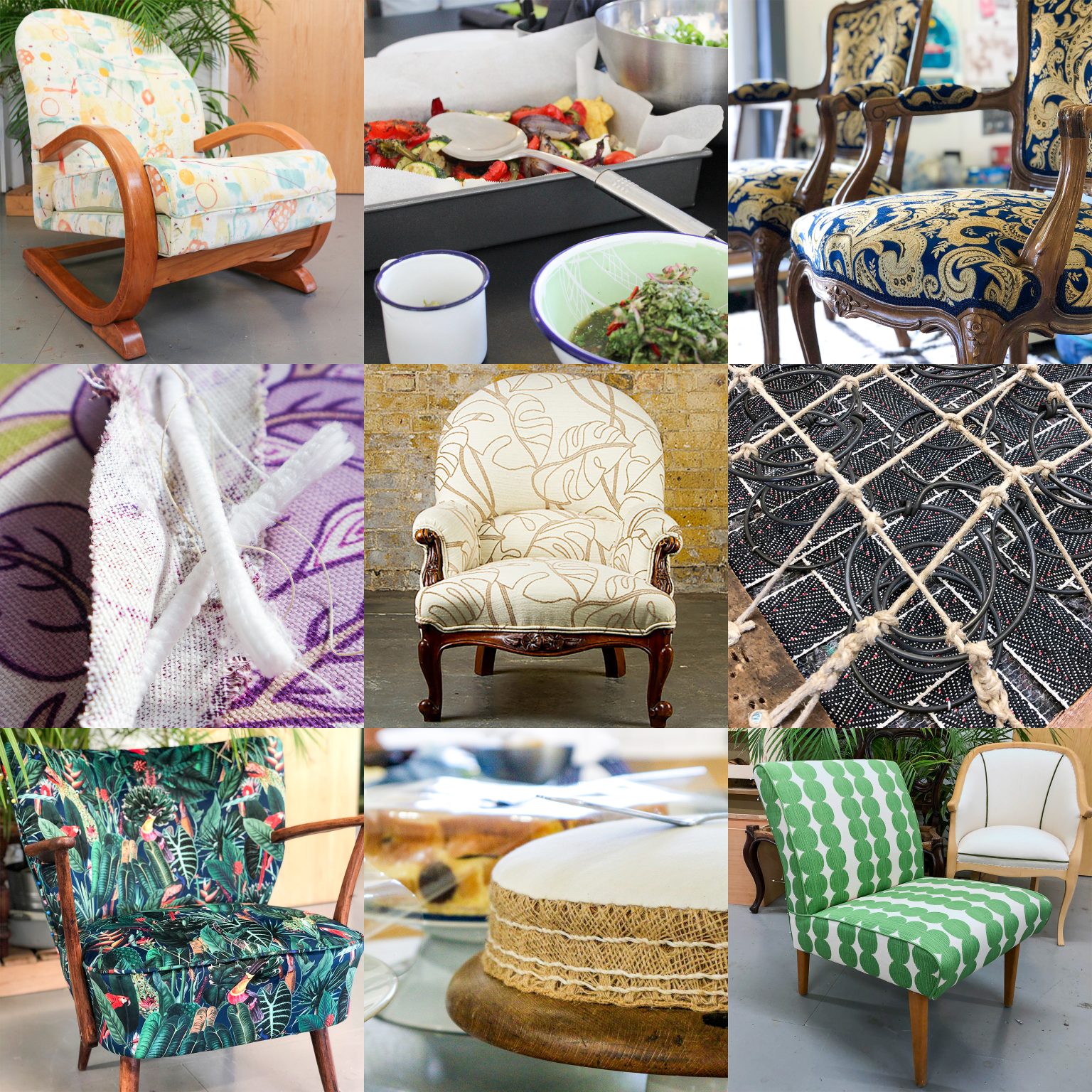15 day Friday Buffet Upholstery Classes School of Upholstery